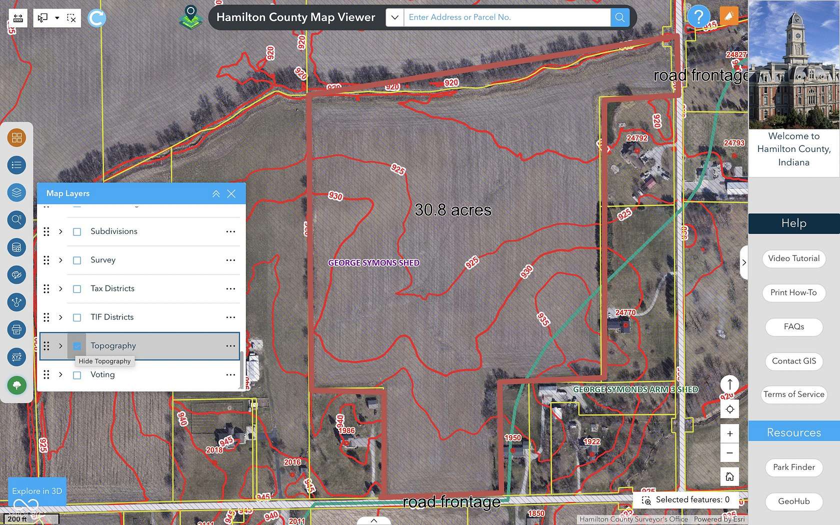 30.8 Acres of Agricultural Land for Sale in Sheridan, Indiana