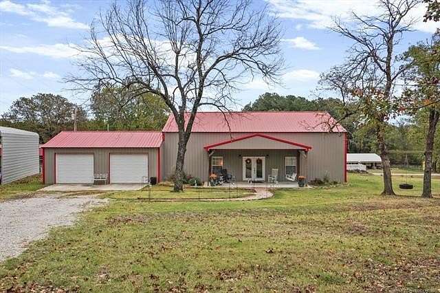 2.6 Acres of Residential Land with Home for Sale in Beggs, Oklahoma
