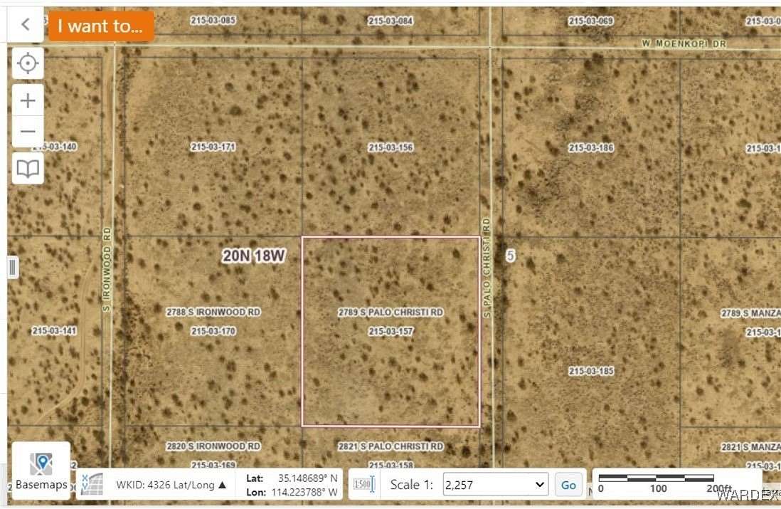 2.35 Acres of Residential Land for Sale in Golden Valley, Arizona