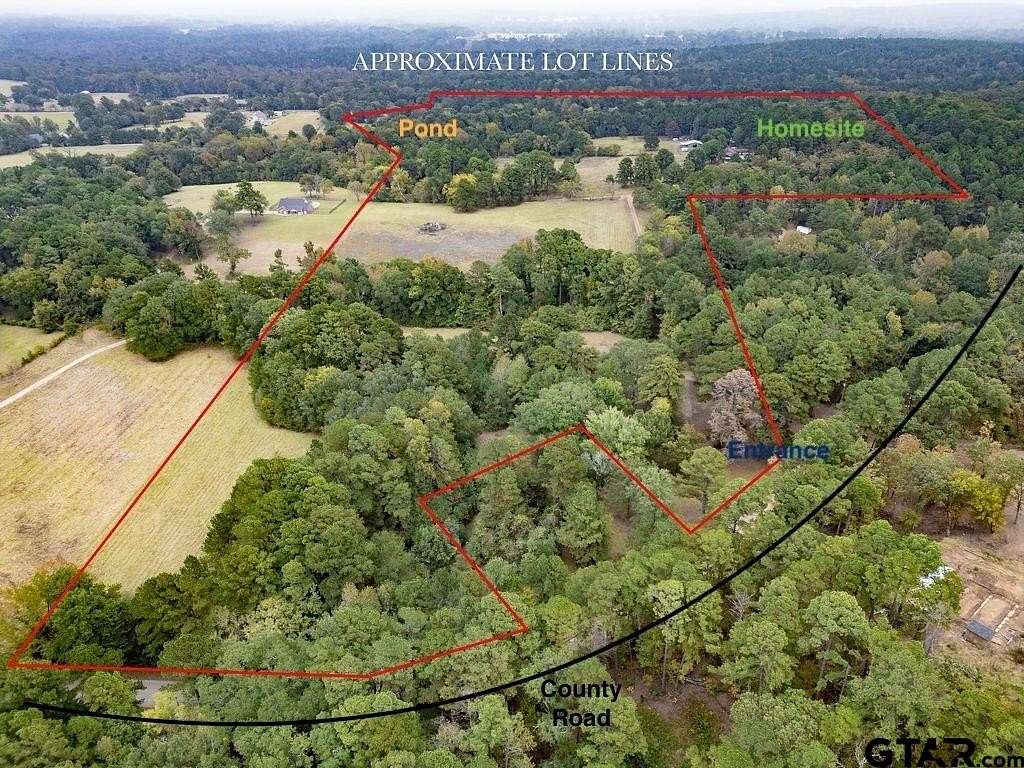 50 Acres of Land with Home for Sale in Lindale, Texas