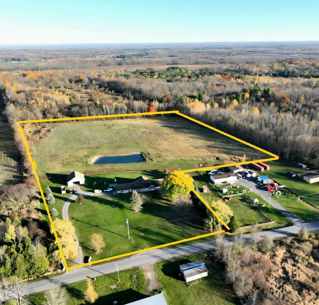 11.6 Acres of Land with Home for Sale in Heuvelton, New York