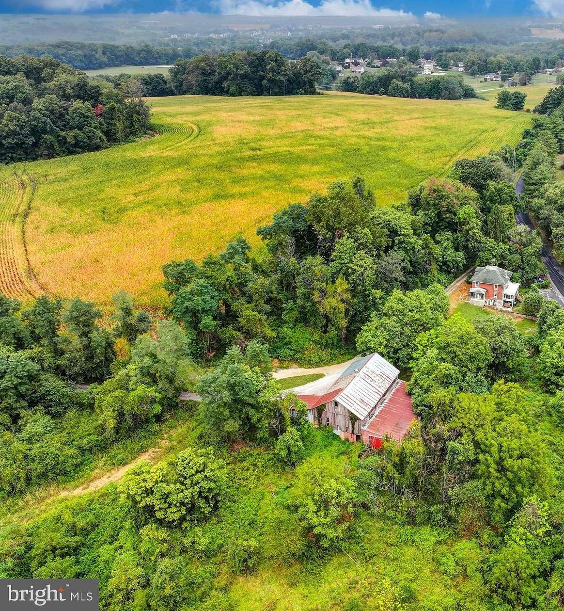 14 Acres of Land with Home for Sale in Westminster, Maryland