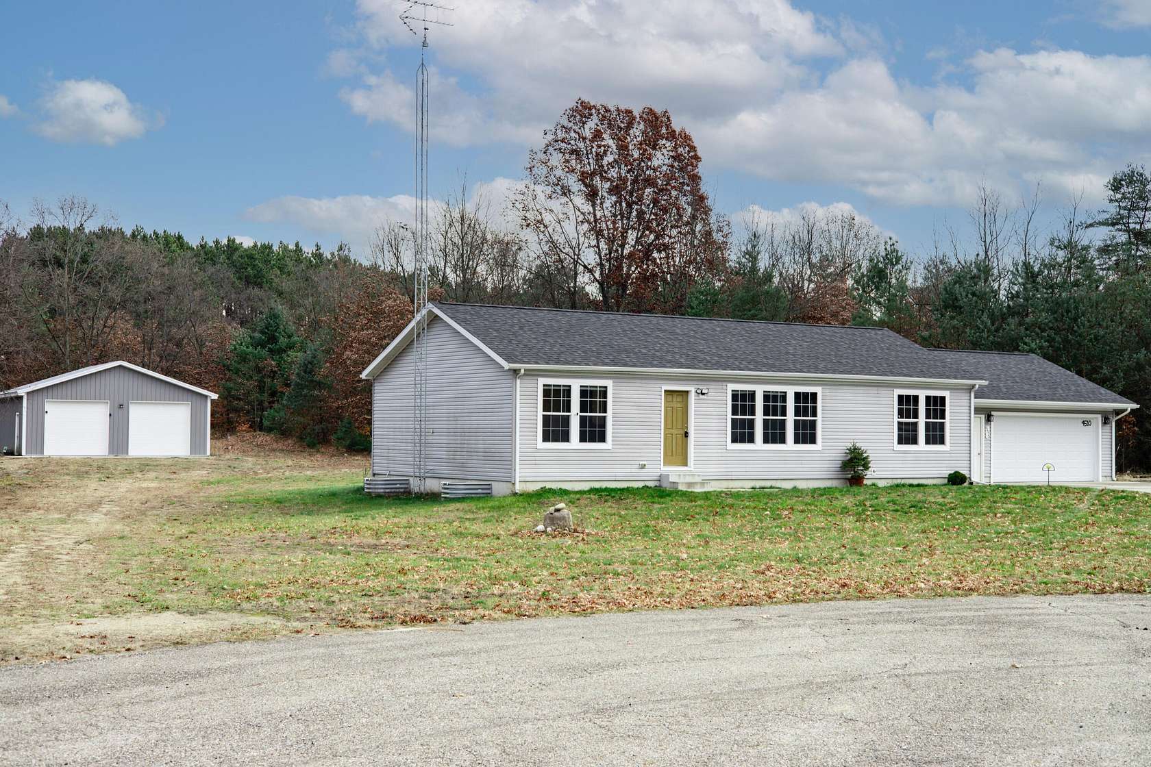 1.9 Acres of Residential Land with Home for Sale in Morley, Michigan