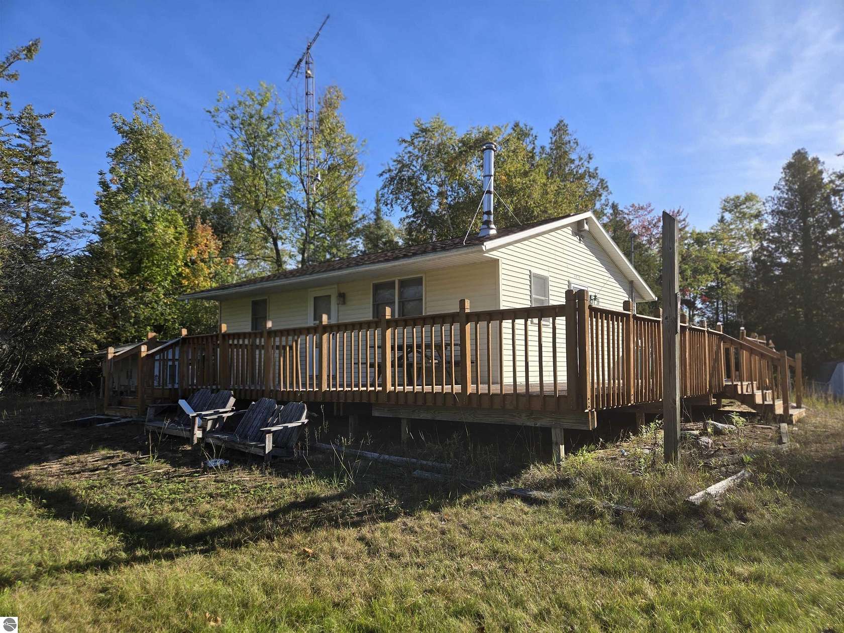 25.2 Acres of Recreational Land with Home for Sale in Harrisville, Michigan
