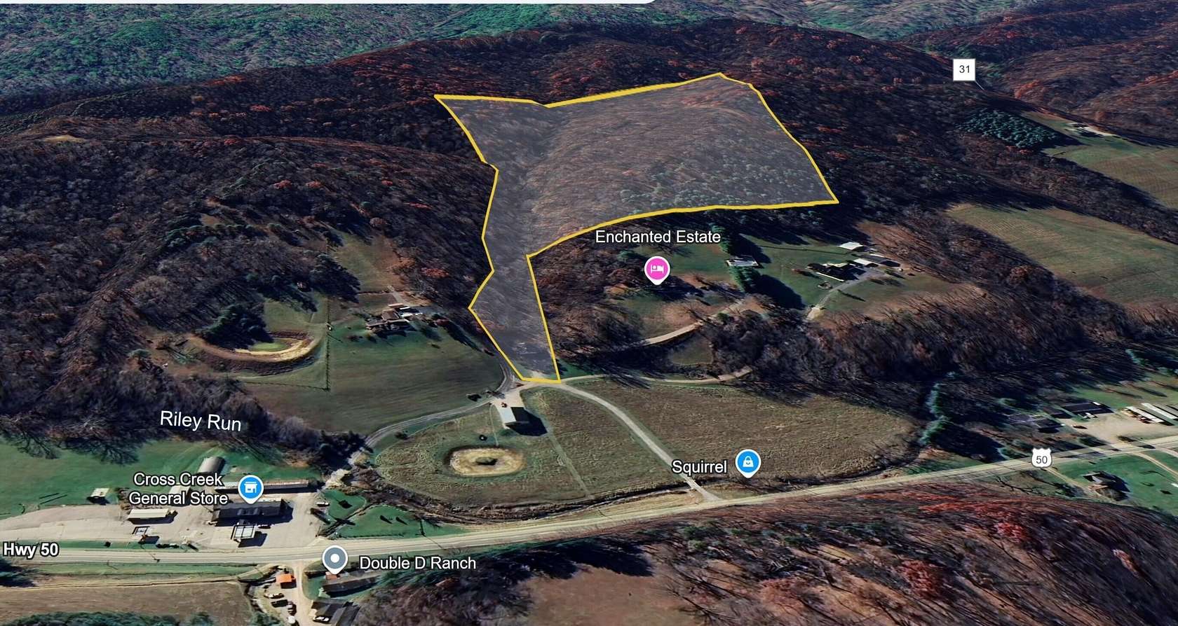 23 Acres of Recreational Land for Sale in McArthur, Ohio
