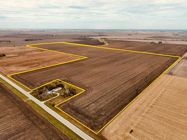 155 Acres of Agricultural Land for Auction in Clare, Iowa