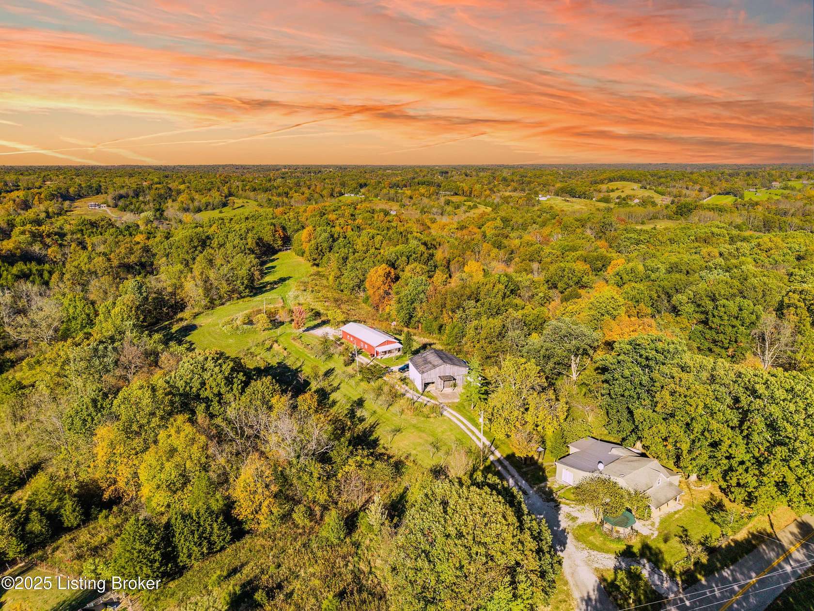 26 Acres of Recreational Land with Home for Sale in Frankfort, Kentucky