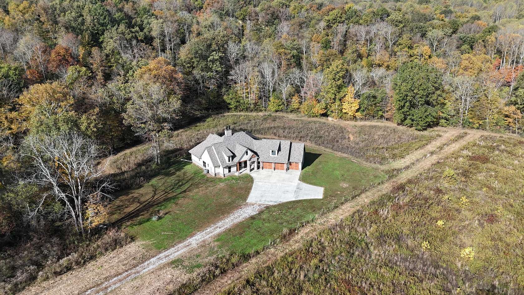 37.3 Acres of Land with Home for Sale in Greensburg, Kentucky