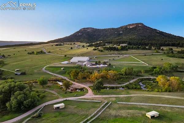 50 Acres of Land with Home for Sale in Larkspur, Colorado