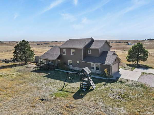 9.84 Acres of Land with Home for Sale in Elizabeth, Colorado