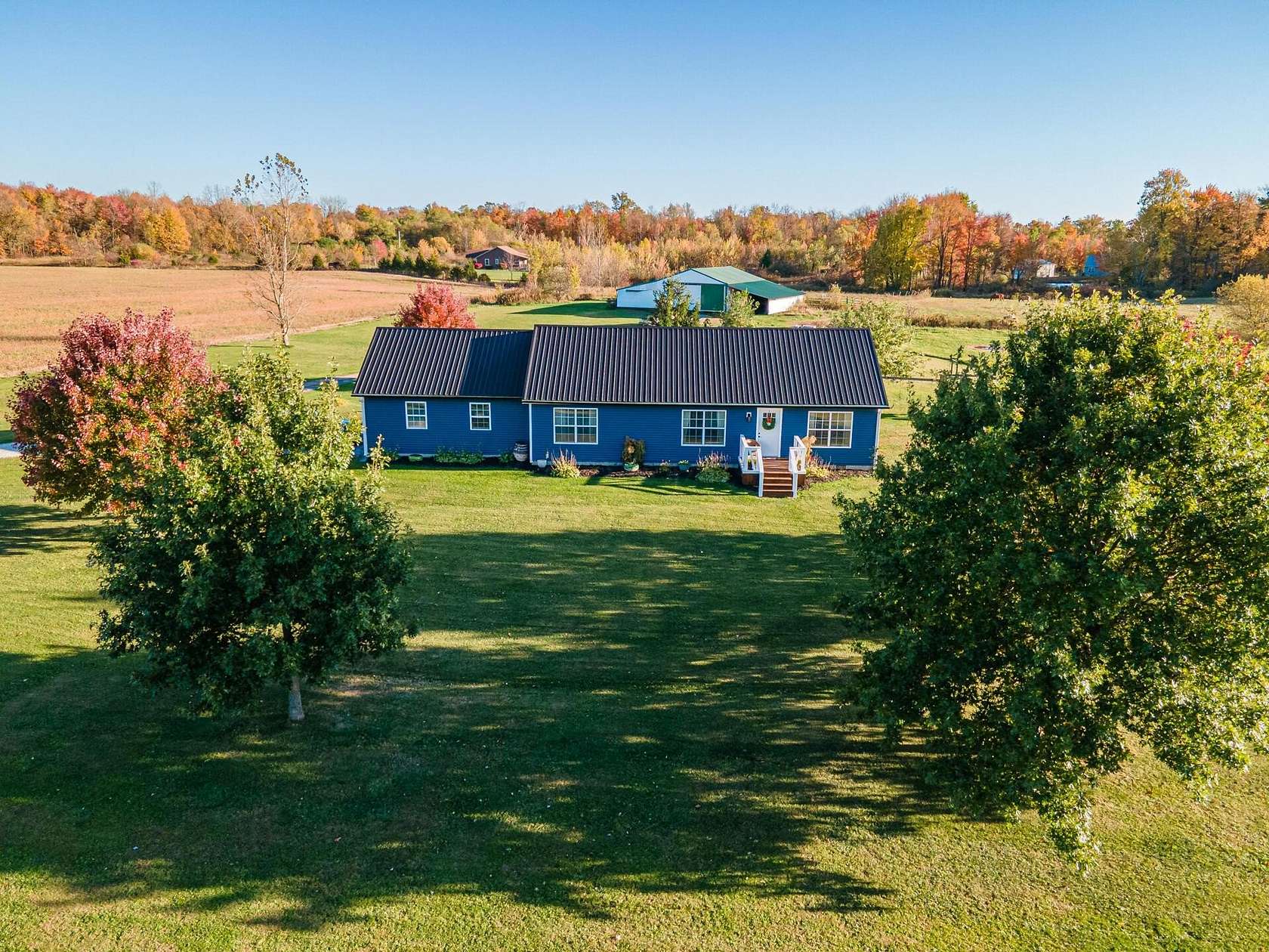 6.9 Acres of Land with Home for Sale in Mount Gilead, Ohio