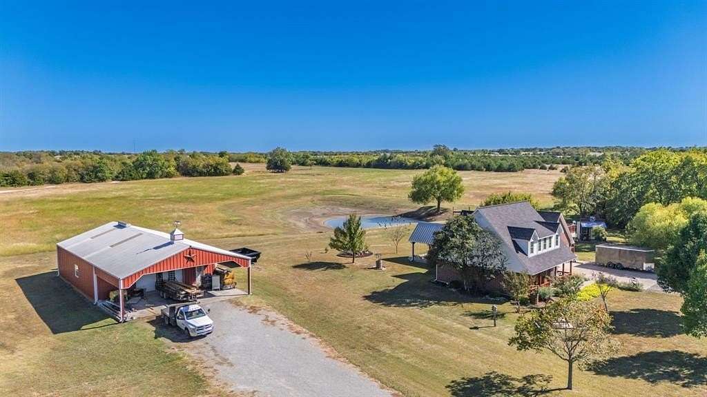 12 Acres of Land with Home for Sale in Leonard, Texas