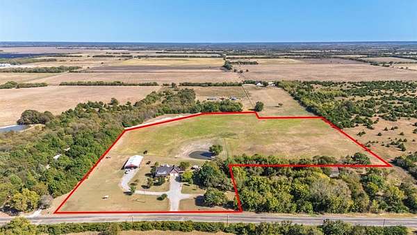 12 Acres of Land with Home for Sale in Leonard, Texas
