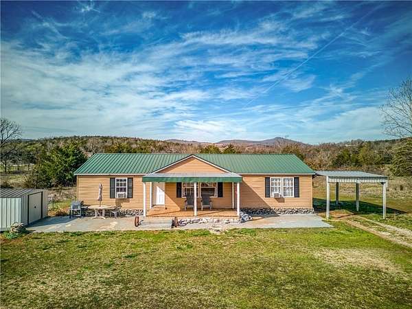 9 Acres of Land with Home for Sale in Western Grove, Arkansas