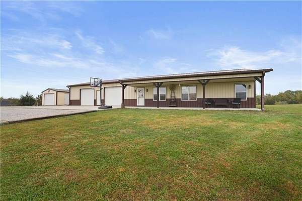 10 Acres of Land with Home for Sale in Lathrop, Missouri