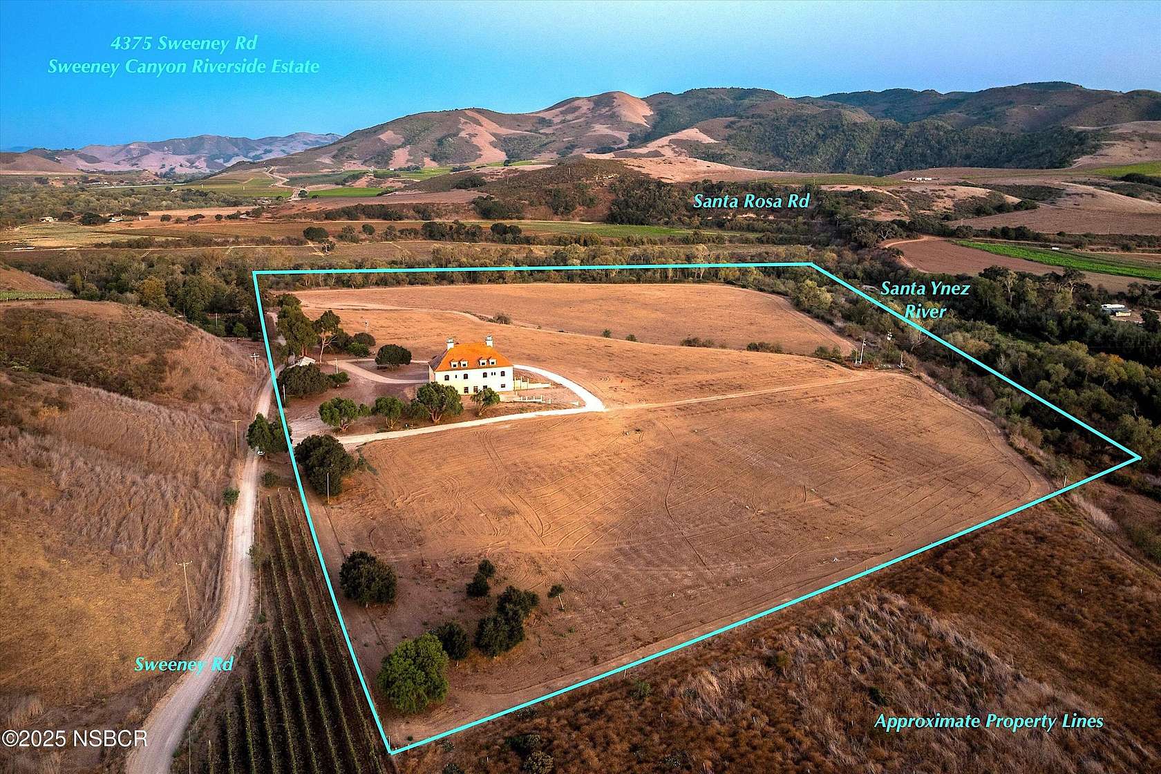 49.2 Acres of Agricultural Land with Home for Sale in Lompoc, California