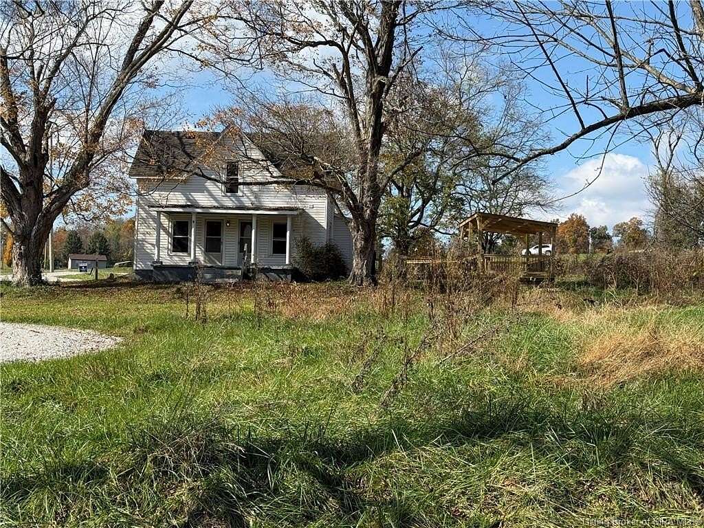 6 Acres of Residential Land with Home for Sale in New Pekin, Indiana
