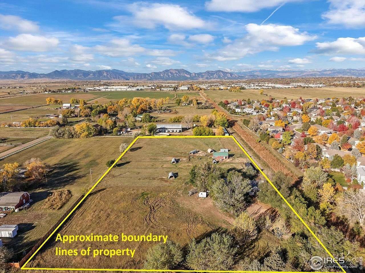 5 Acres of Residential Land with Home for Sale in Lafayette, Colorado