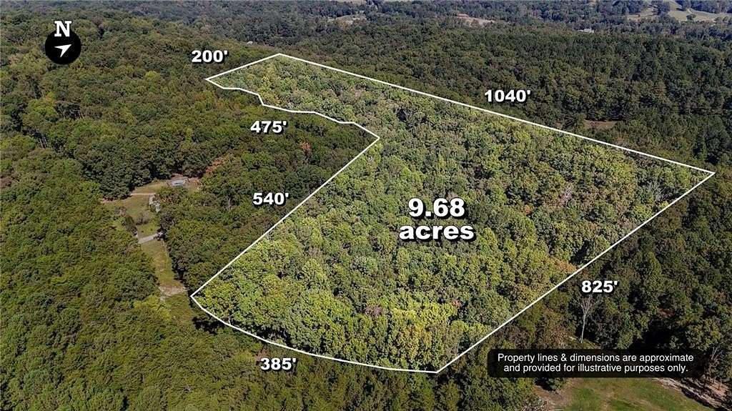 9.68 Acres of Residential Land for Sale in Waleska, Georgia