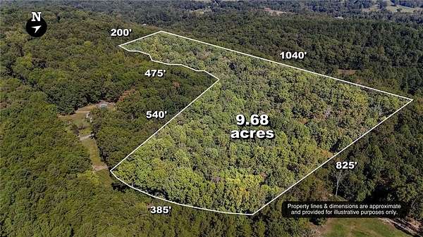 9.68 Acres of Residential Land for Sale in Waleska, Georgia