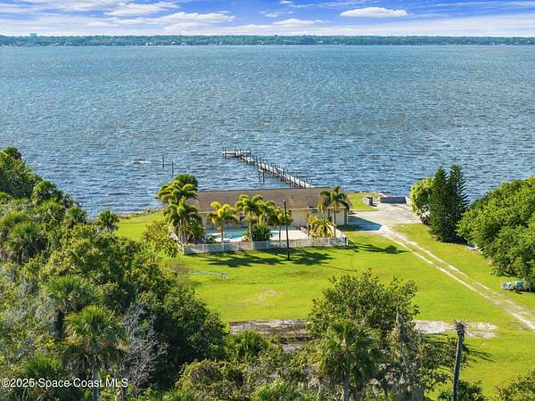 4.36 Acres of Residential Land with Home for Sale in Merritt Island, Florida