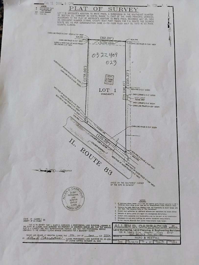 0.39 Acres of Land for Sale in Bensenville, Illinois