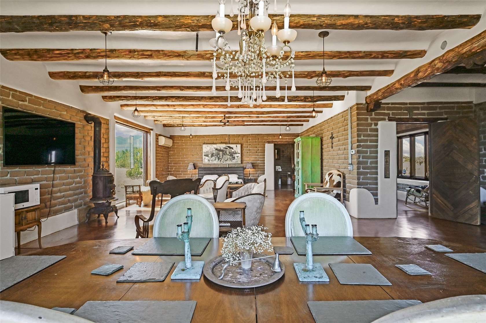 10 Acres of Residential Land with Home for Sale in Cerrillos, New Mexico