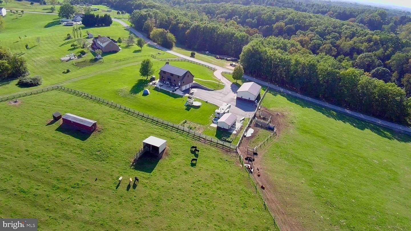 7.49 Acres of Land with Home for Sale in Hancock, Maryland