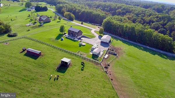 7.49 Acres of Land with Home for Sale in Hancock, Maryland