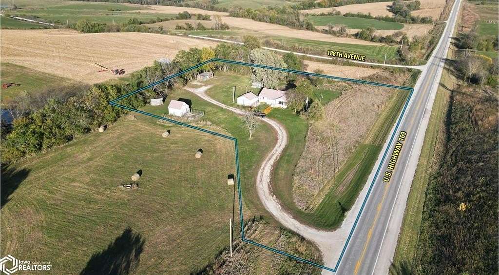 3 Acres of Land with Home for Sale in Redding, Iowa
