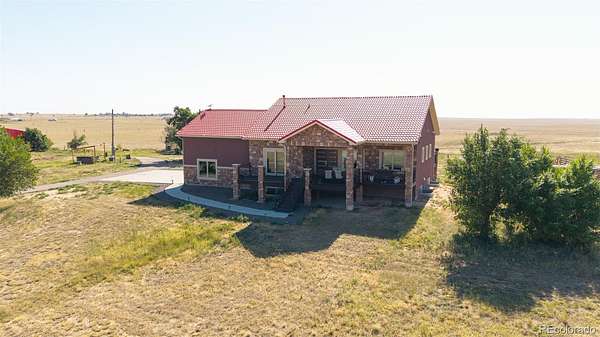 40 Acres of Land with Home for Sale in Yoder, Colorado