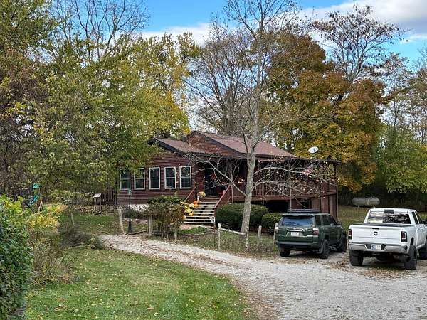 5 Acres of Residential Land with Home for Sale in Vevay, Indiana