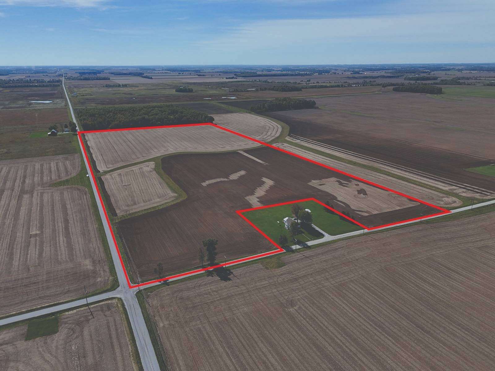 53.8 Acres of Agricultural Land for Sale in Forest, Ohio