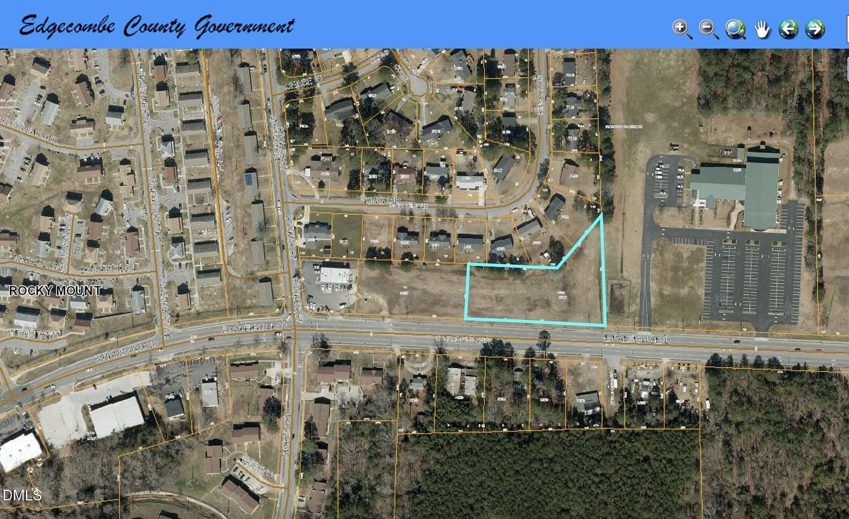 1.5 Acres of Commercial Land for Sale in Rocky Mount, North Carolina