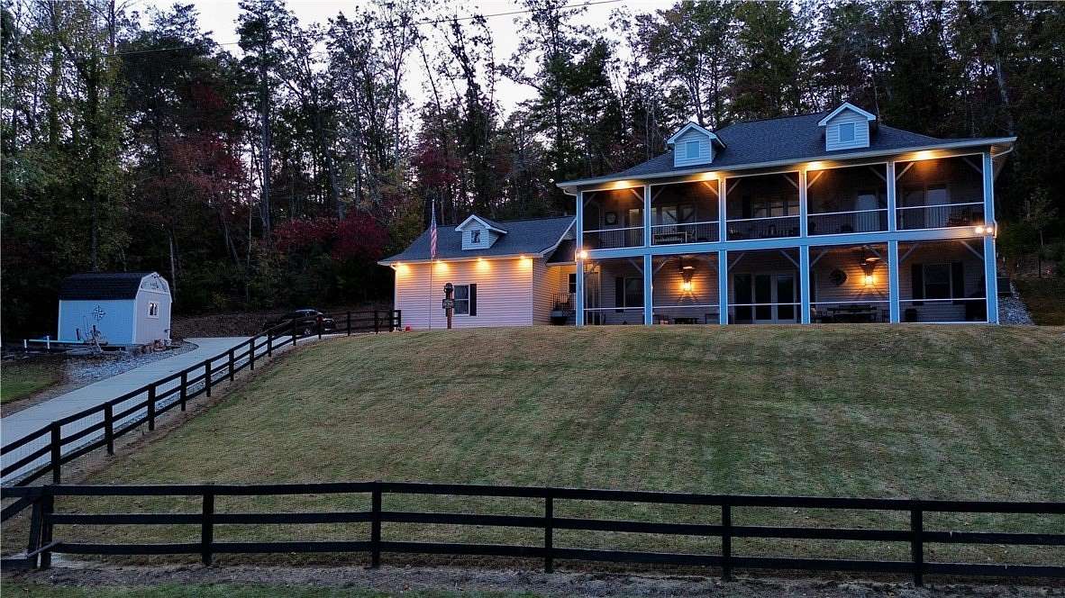 3.47 Acres of Land with Home for Sale in Tamassee, South Carolina