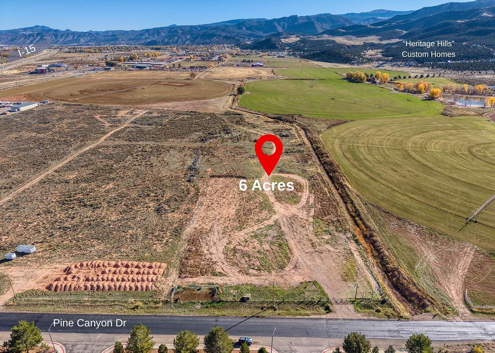 6 Acres of Commercial Land for Sale in Parowan, Utah