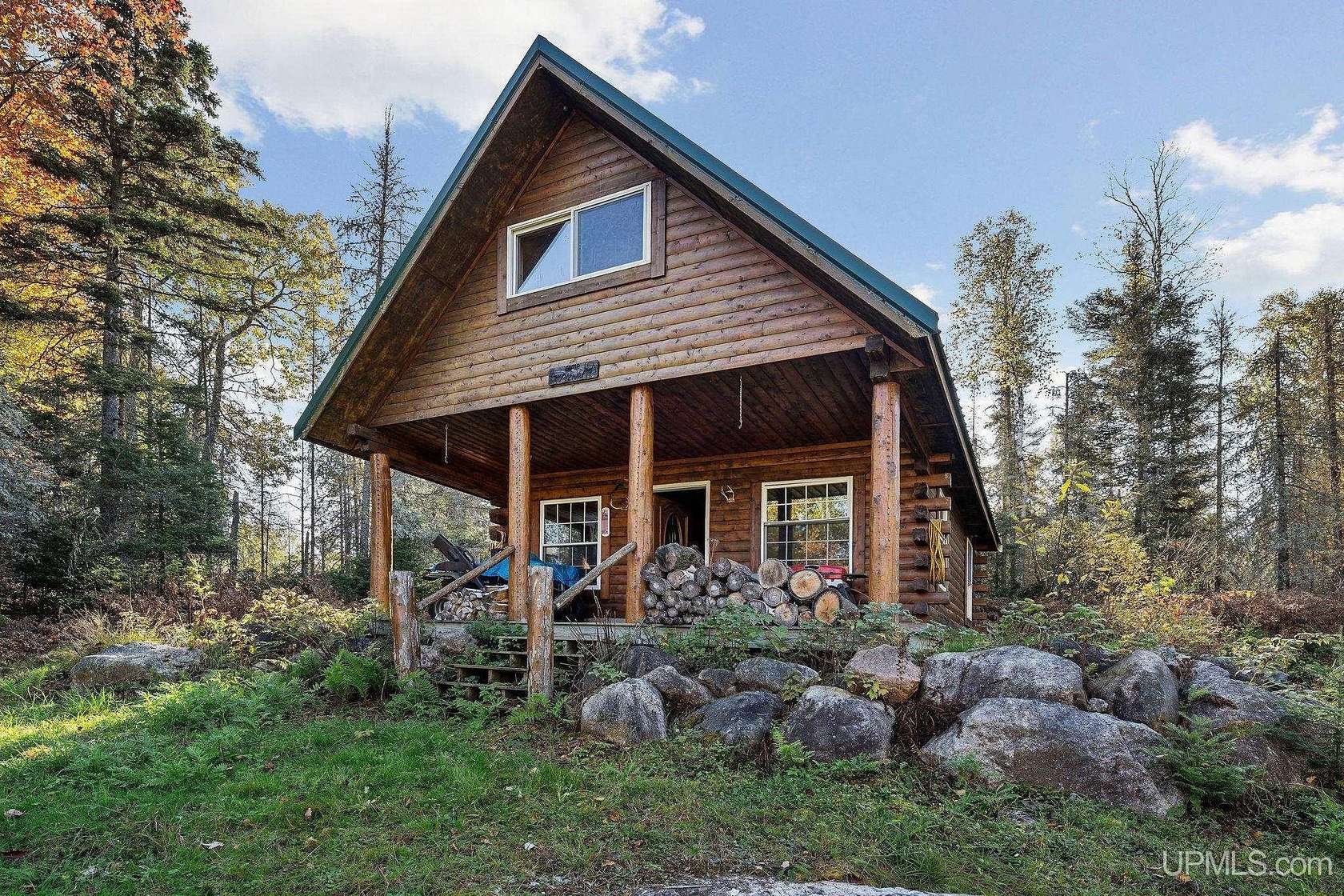 276 Acres of Recreational Land with Home for Sale in Republic, Michigan