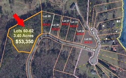3.4 Acres of Residential Land for Sale in Waterloo, South Carolina