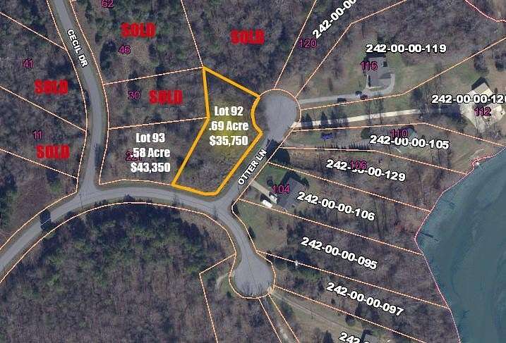 0.69 Acres of Residential Land for Sale in Waterloo, South Carolina
