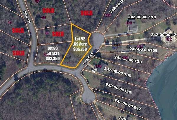 0.69 Acres of Residential Land for Sale in Waterloo, South Carolina