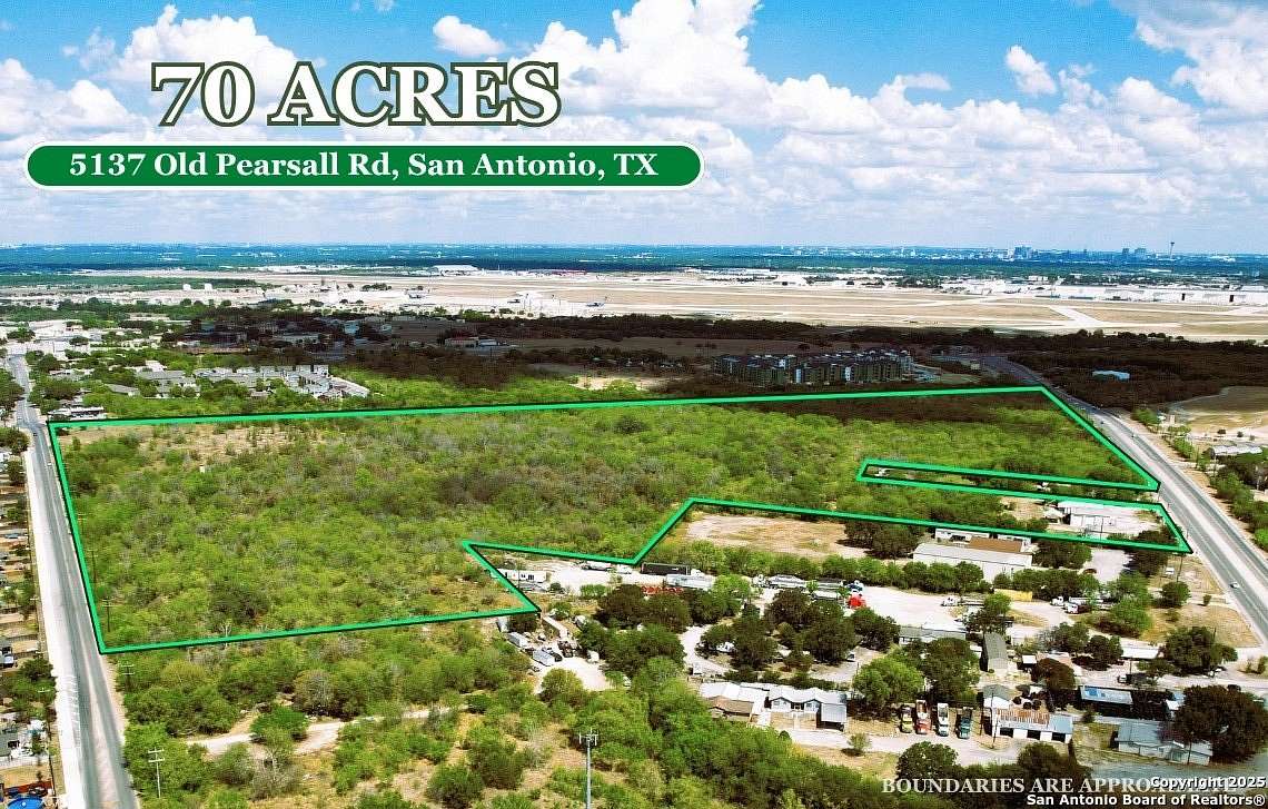 70 Acres of Mixed-Use Land for Sale in San Antonio, Texas
