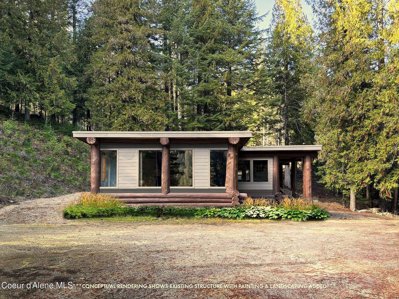 10.8 Acres of Recreational Land with Home for Sale in Hauser, Idaho