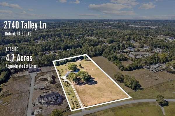 4.7 Acres of Residential Land for Sale in Buford, Georgia
