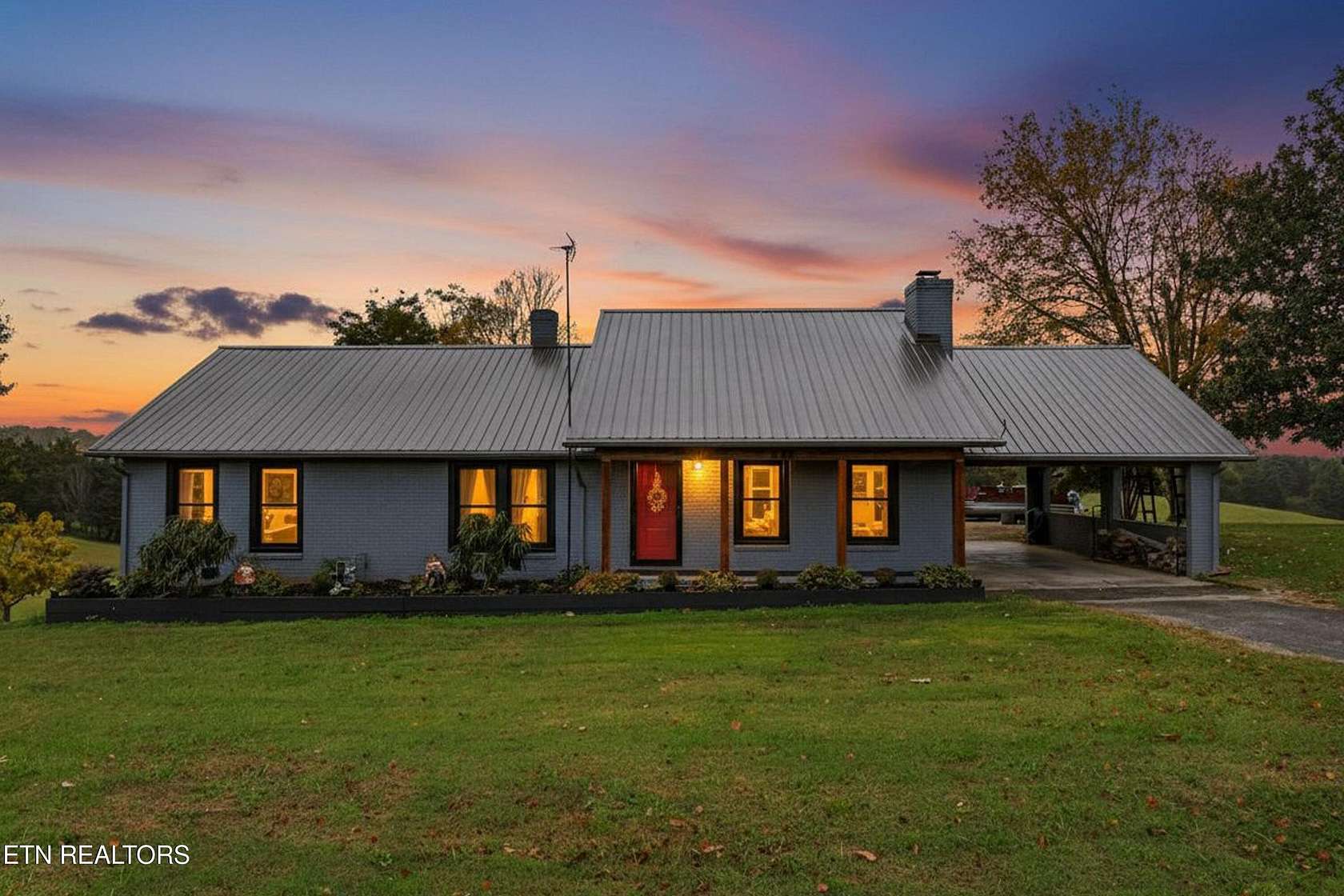 6.5 Acres of Residential Land with Home for Sale in Dandridge, Tennessee