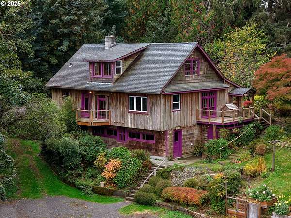 6 Acres of Residential Land with Home for Sale in Astoria, Oregon