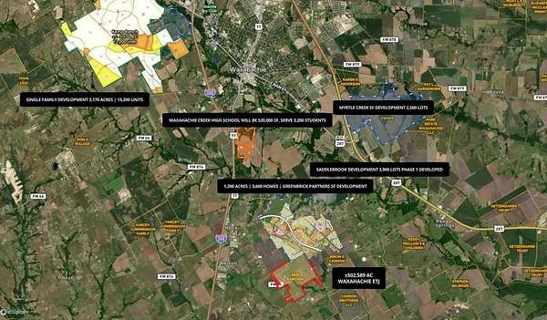 503 Acres of Land for Sale in Waxahachie, Texas