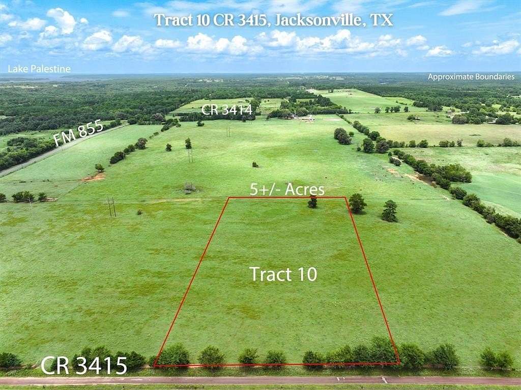 5 Acres of Residential Land for Sale in Jacksonville, Texas