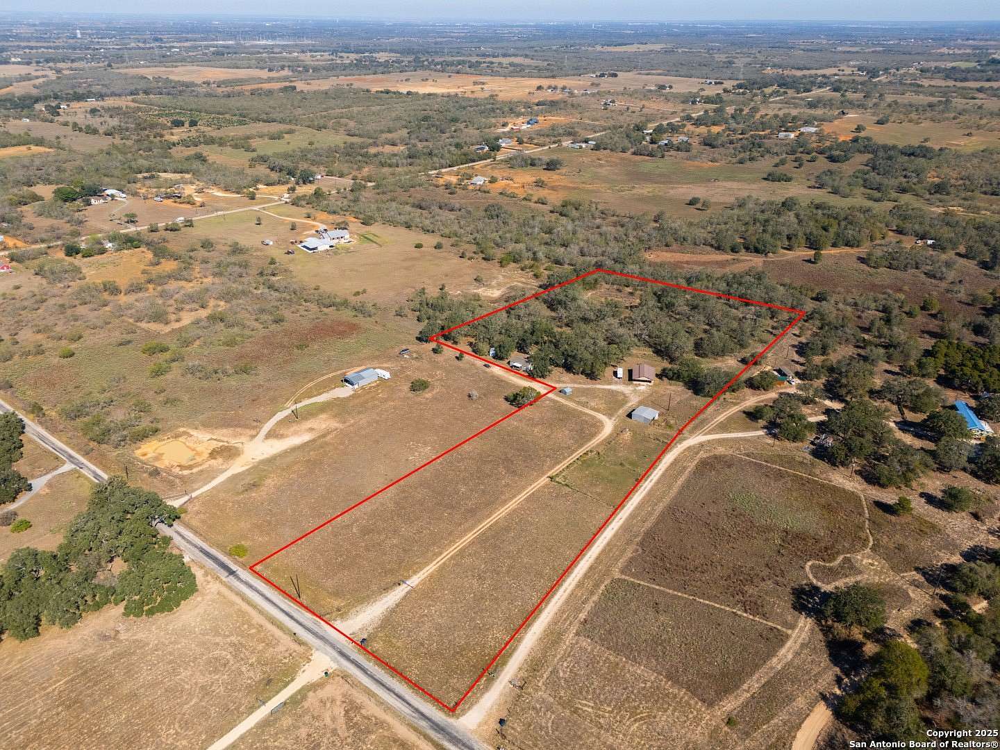 11.2 Acres of Land with Home for Sale in Seguin, Texas