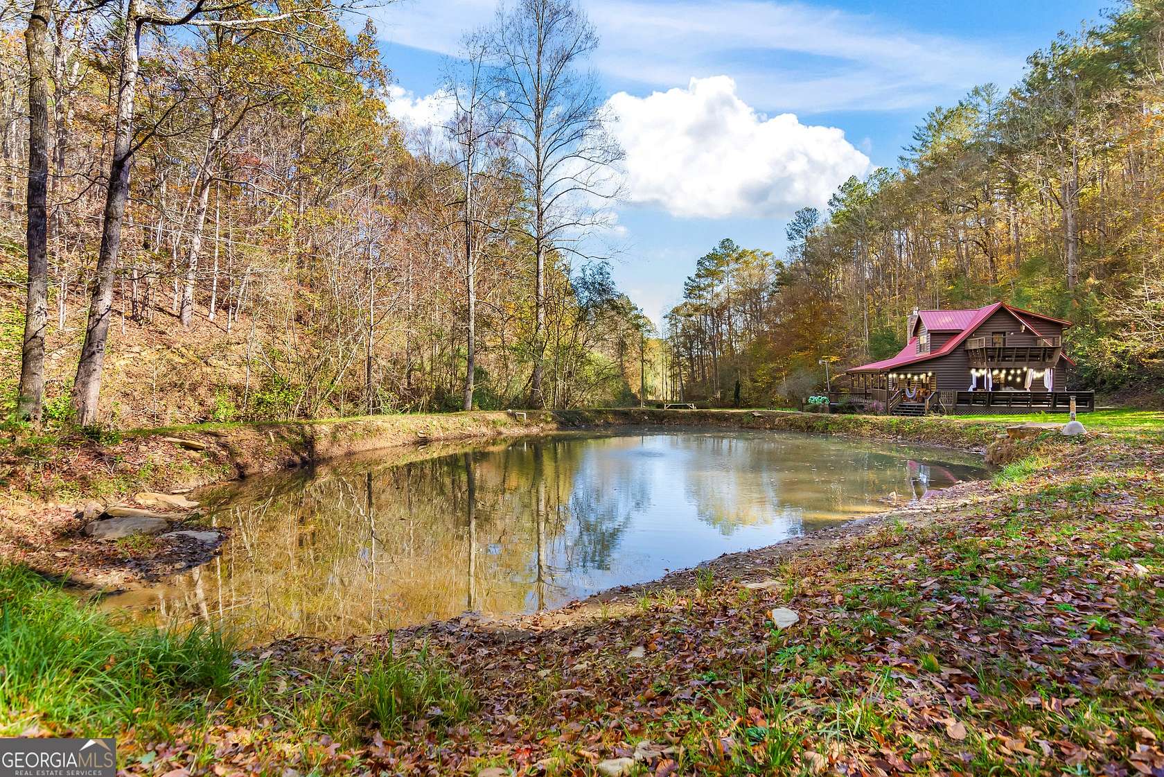 6 Acres of Residential Land with Home for Sale in Ellijay, Georgia
