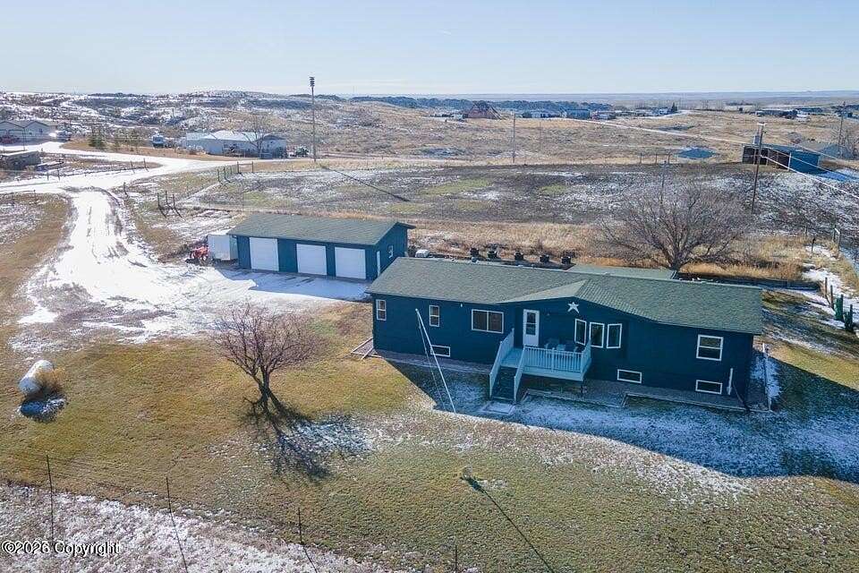 4 Acres of Land with Home for Sale in Newcastle, Wyoming